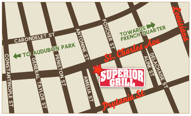 Superior Grill Map